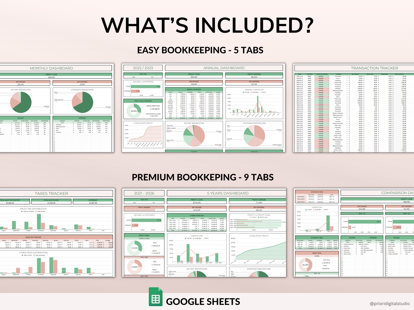 PLR Business Bookkeeping