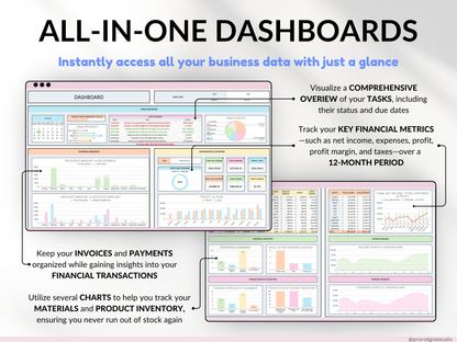 All-in-One Handmade Business Tracker