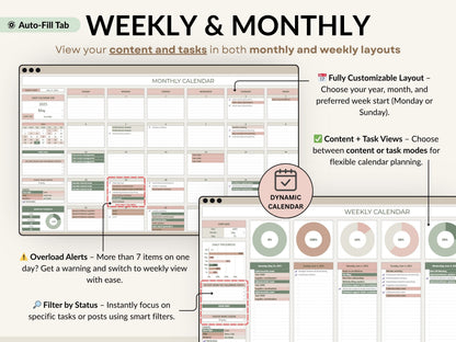Social Media Planner Spreadsheet