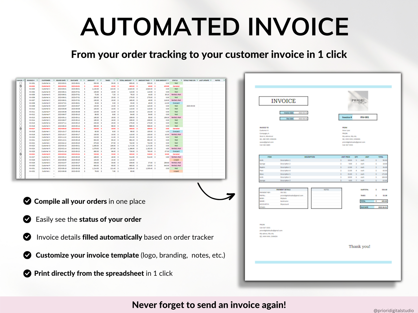 Service Based Small Business Tracker