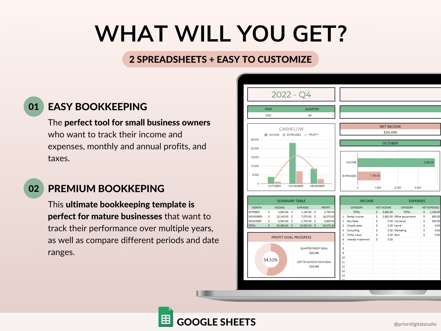 PLR Business Bookkeeping